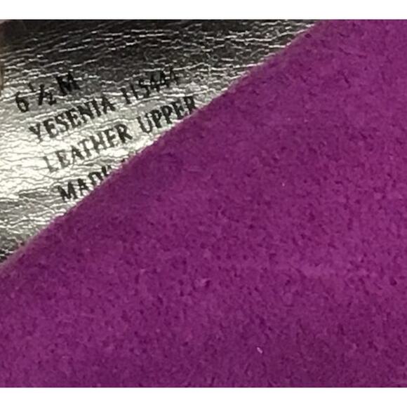 Sam Edelman Yesenia Studded Peep Toe Pump Heels Dark Pink Fuschia sz 6.5 6 1/2 - Picture 6 of 10